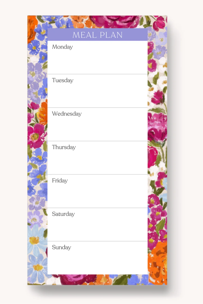 Magnetic Meal Plan Notepad