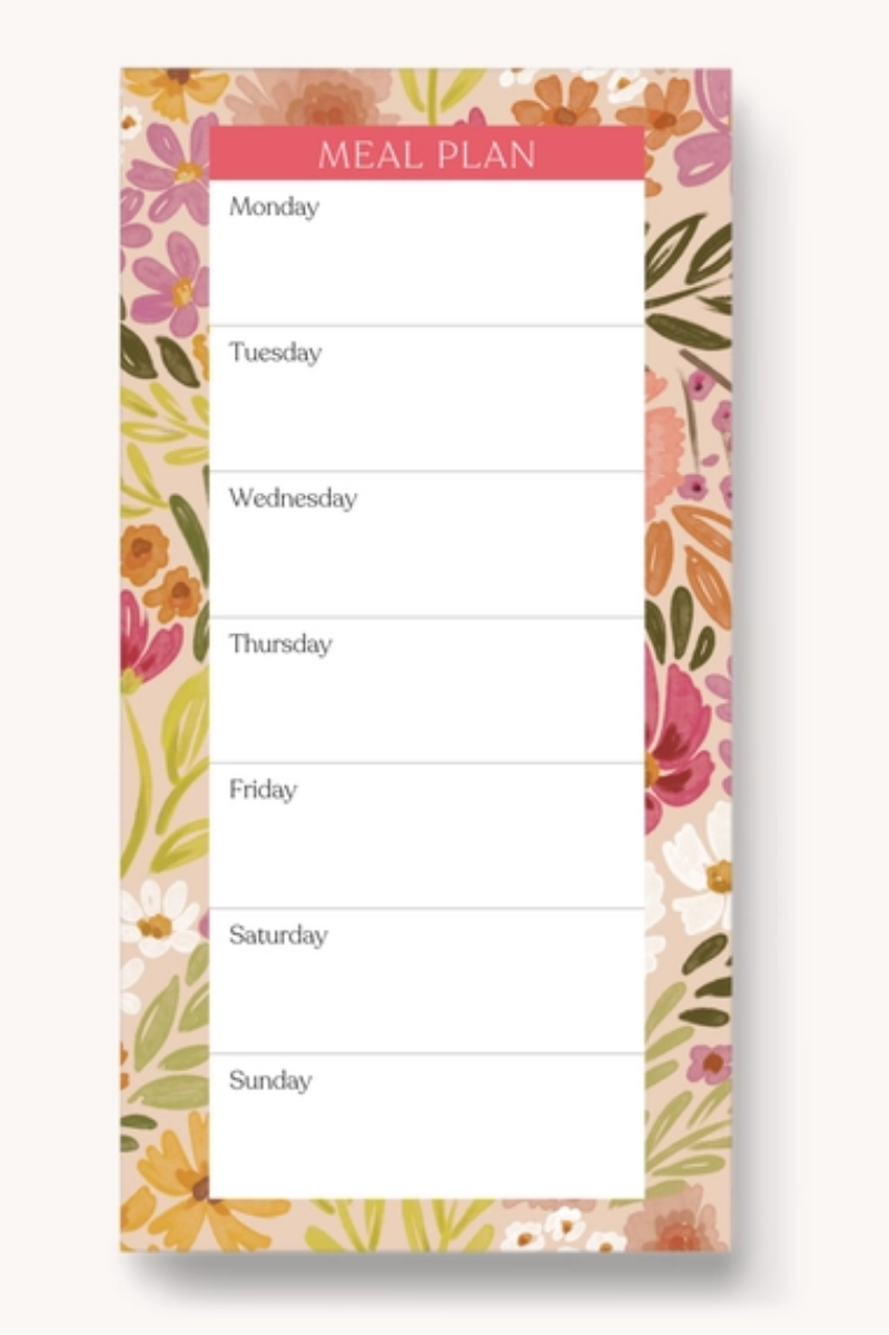 Magnetic Meal Plan Notepad