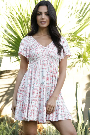 Garden Soir¨¦e Smocked Midi Dress | Final Sale