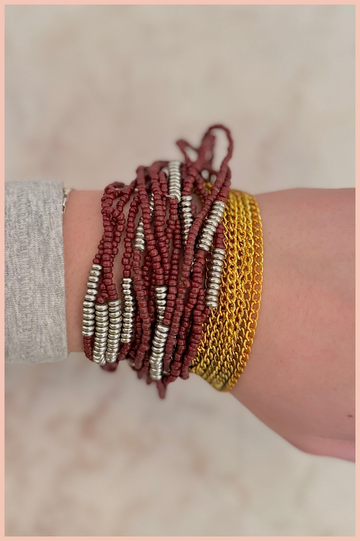 Twisted Seedbead Bracelet