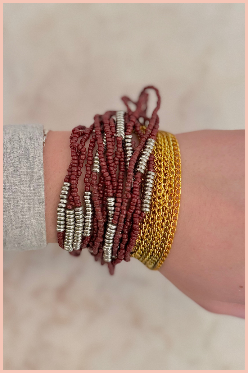 Twisted Seedbead Bracelet