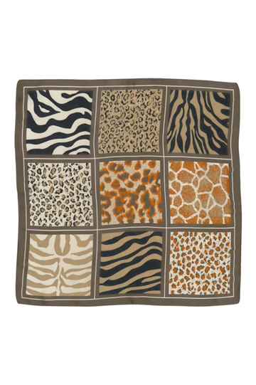 Wild Side Silky Bandana Scarf