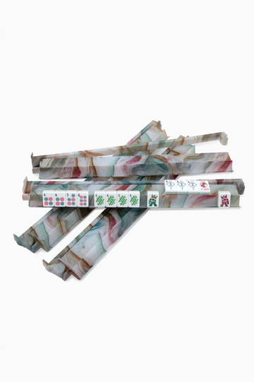 Sandstone Rack and Pusher Set | Oh My Mahjong