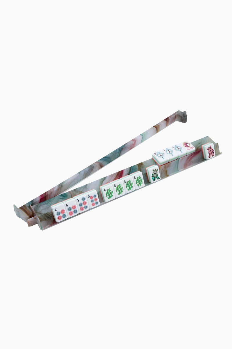 Sandstone Rack and Pusher Set | Oh My Mahjong