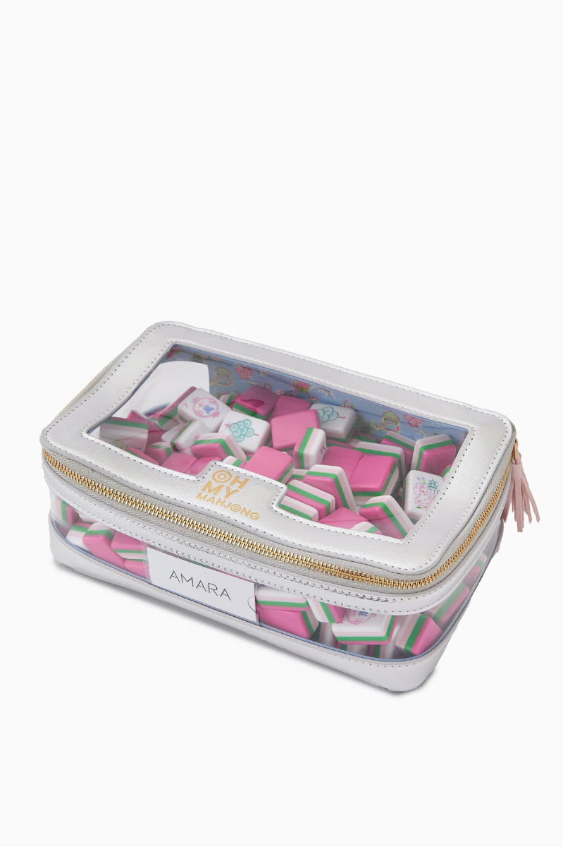 Silver Tile Storage Bag | Oh My Mahjong