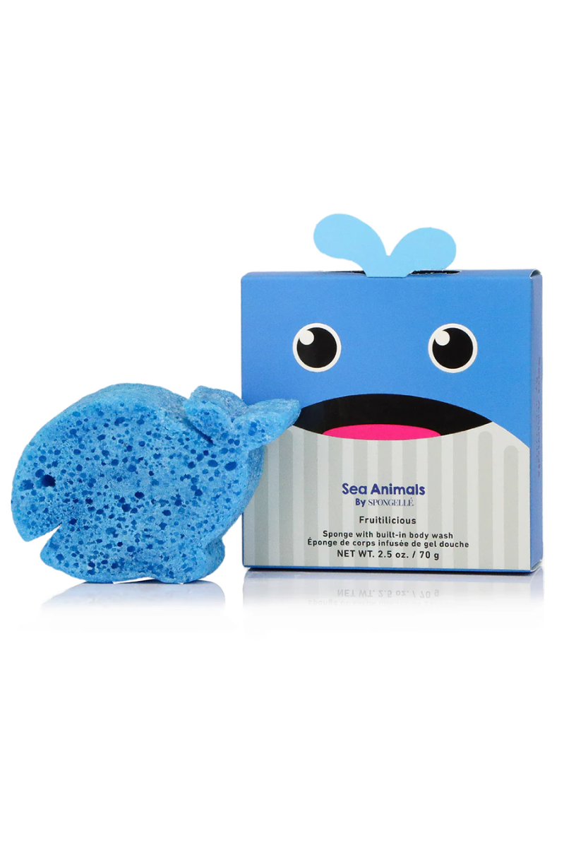 Sea Animals Bath Sponge + Built in Cleanser | Spongell¨¦