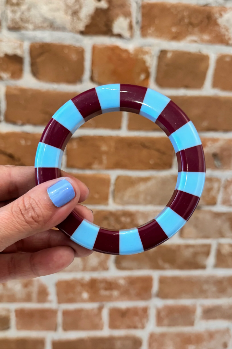 Color Crush Striped Bangle