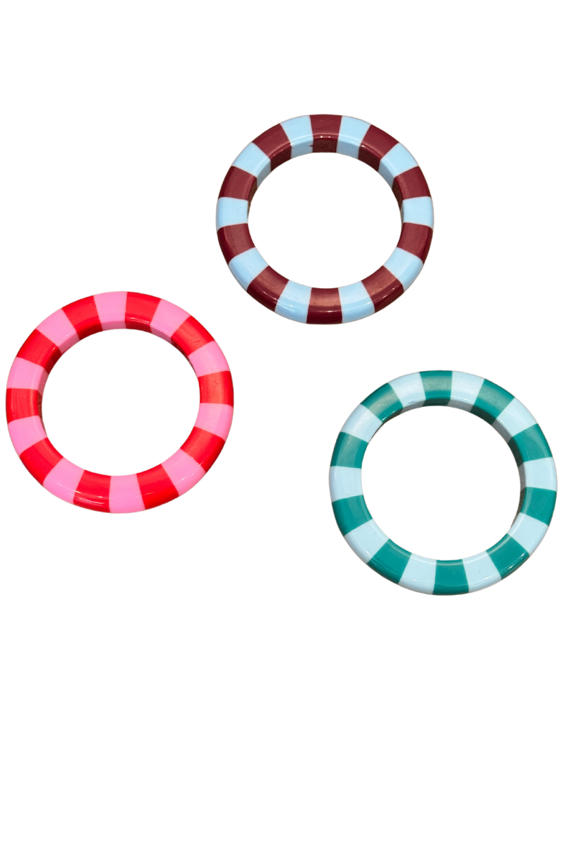 Color Crush Striped Bangle