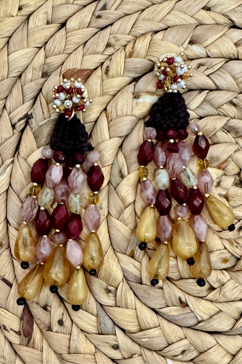Sunset Sips Chandelier Earring