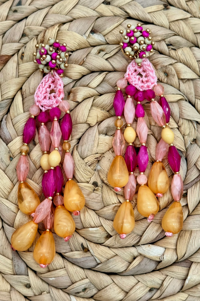 Sunset Sips Chandelier Earring