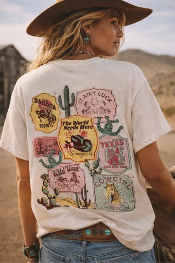 The World Needs More Cowgirls Graphic Tee | Final Sale