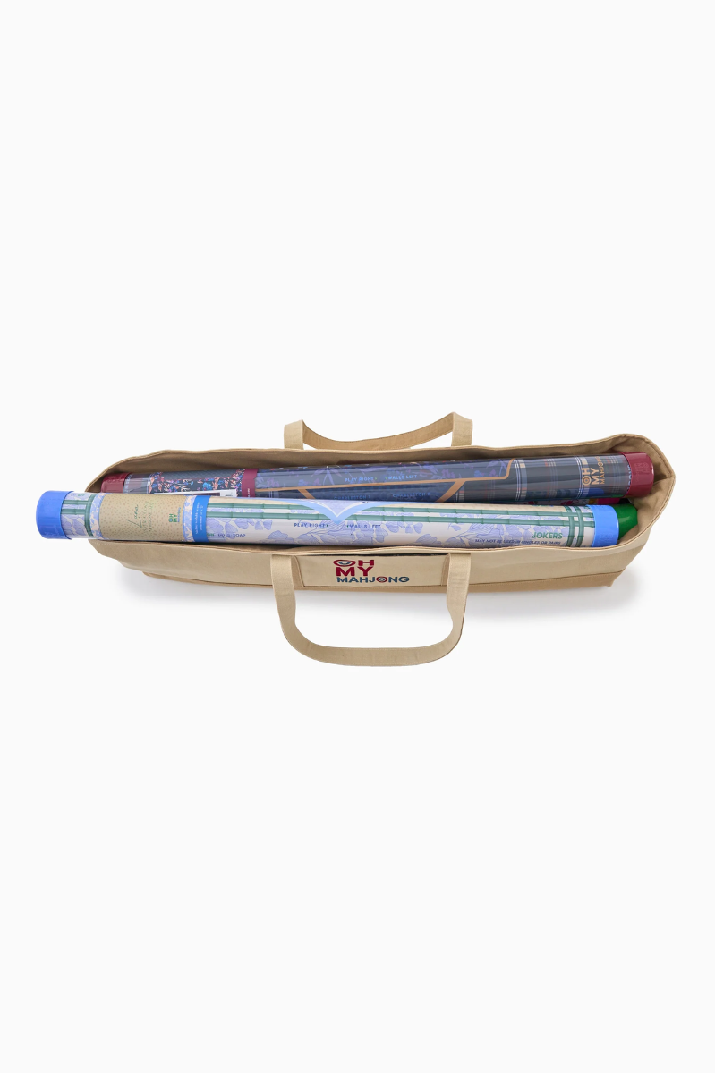 Taupe Mat Storage Bag | Oh My Mahjong