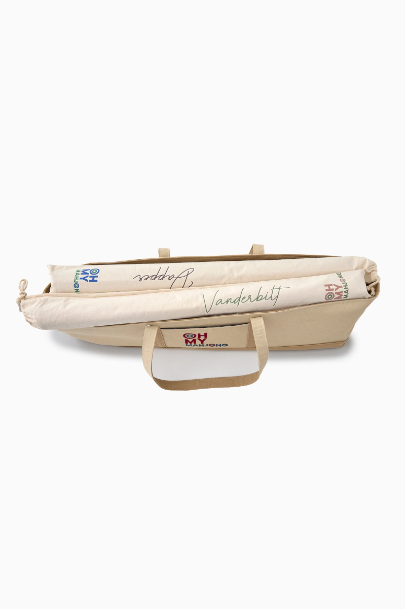 Taupe Mat Storage Bag | Oh My Mahjong