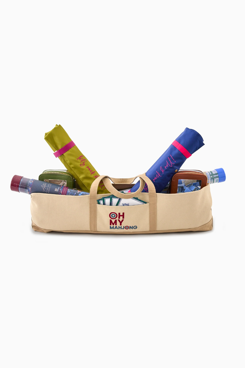 Taupe Mat Storage Bag | Oh My Mahjong