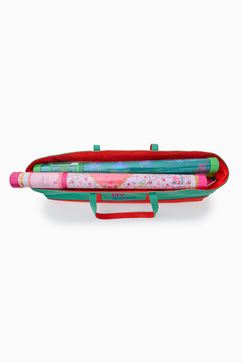 Teal Mat Storage Bag | Oh My Mahjong