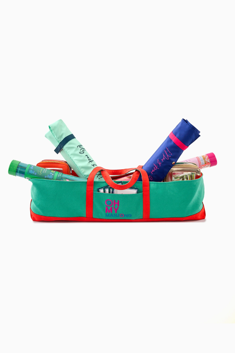 Teal Mat Storage Bag | Oh My Mahjong