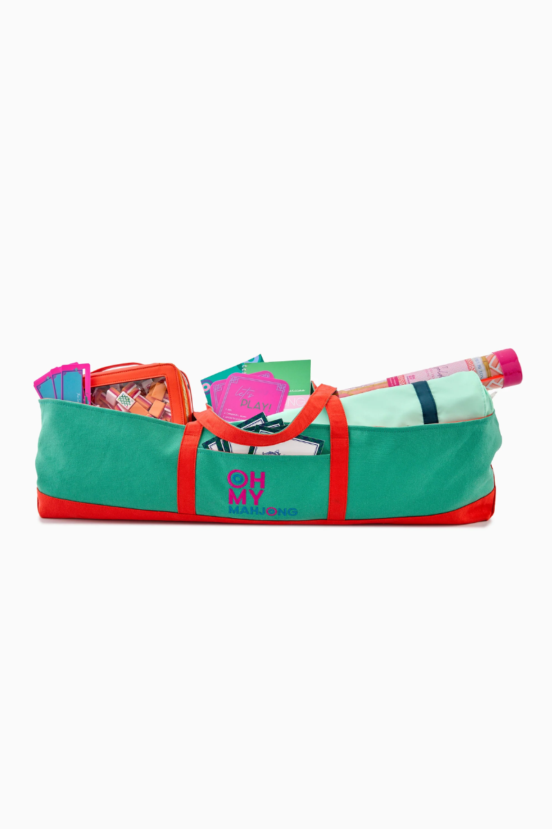Teal Mat Storage Bag | Oh My Mahjong