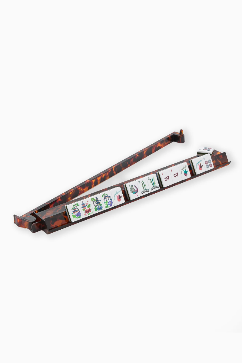 Tortoise Shell Rack & Pusher Set | Oh My Mahjong