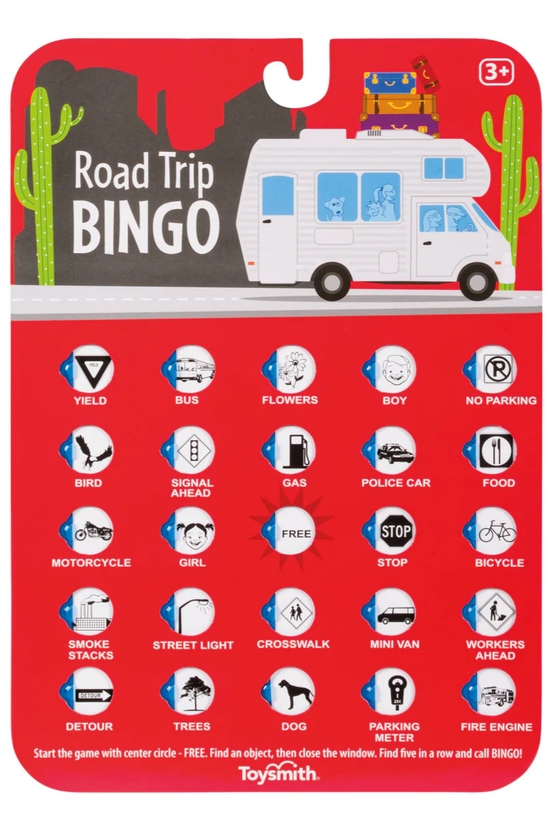 On the Way Games Road Trip Bingo