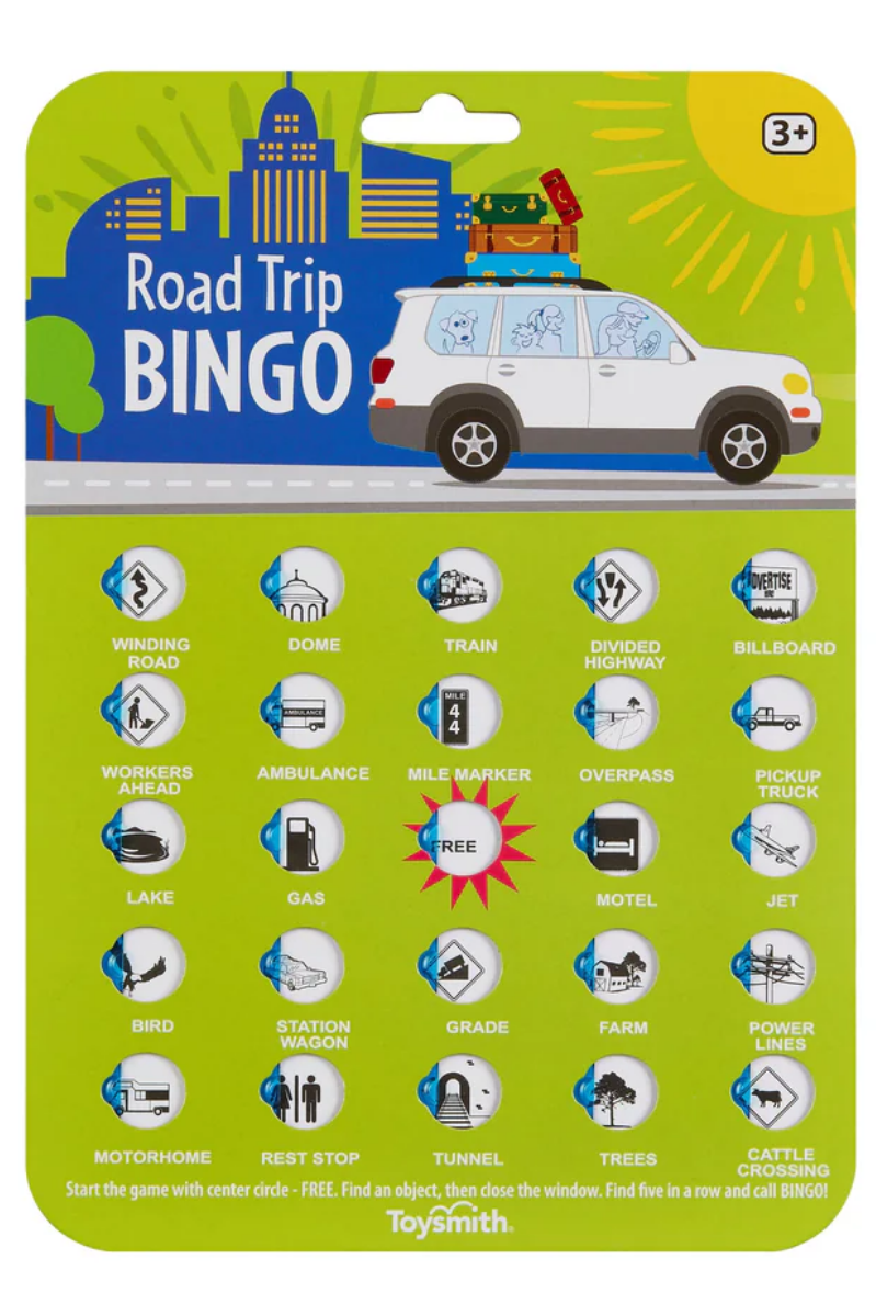 On the Way Games Road Trip Bingo