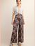 Floral Print Satin Palazzo Pants | Final Sale