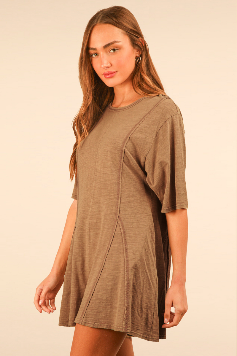 Mineral Washed Comfy Knit Romper | Final Sale