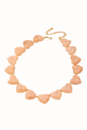 Big Love Beaded Heart Necklace