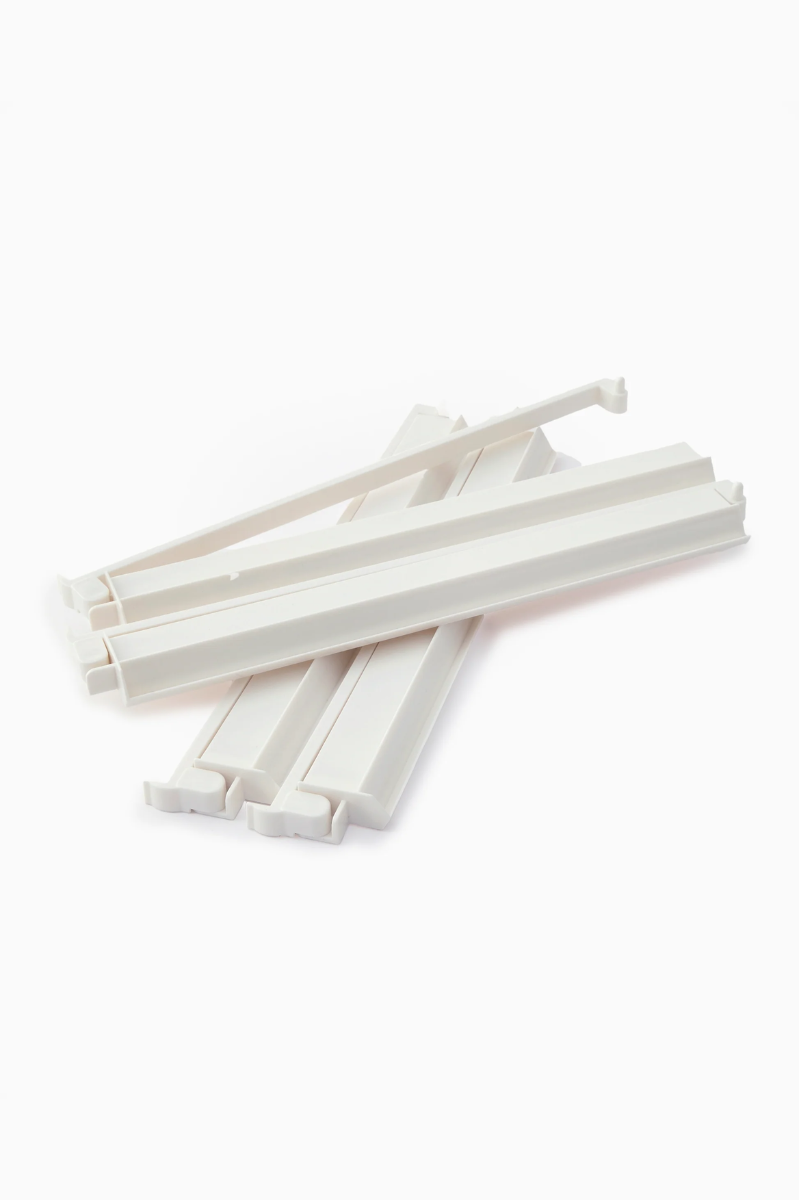 White Acrylic Rack & Pusher Set | Oh My Mahjong