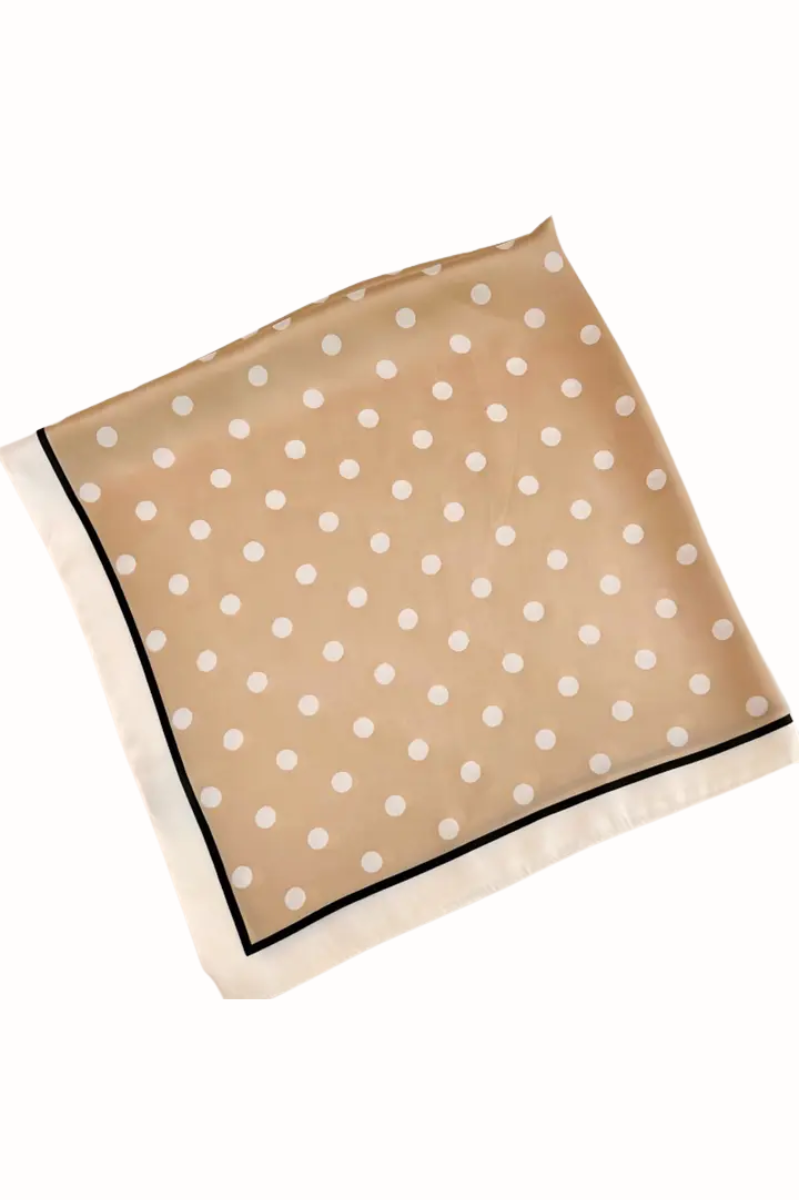 Polka Dot Bandana Scarf