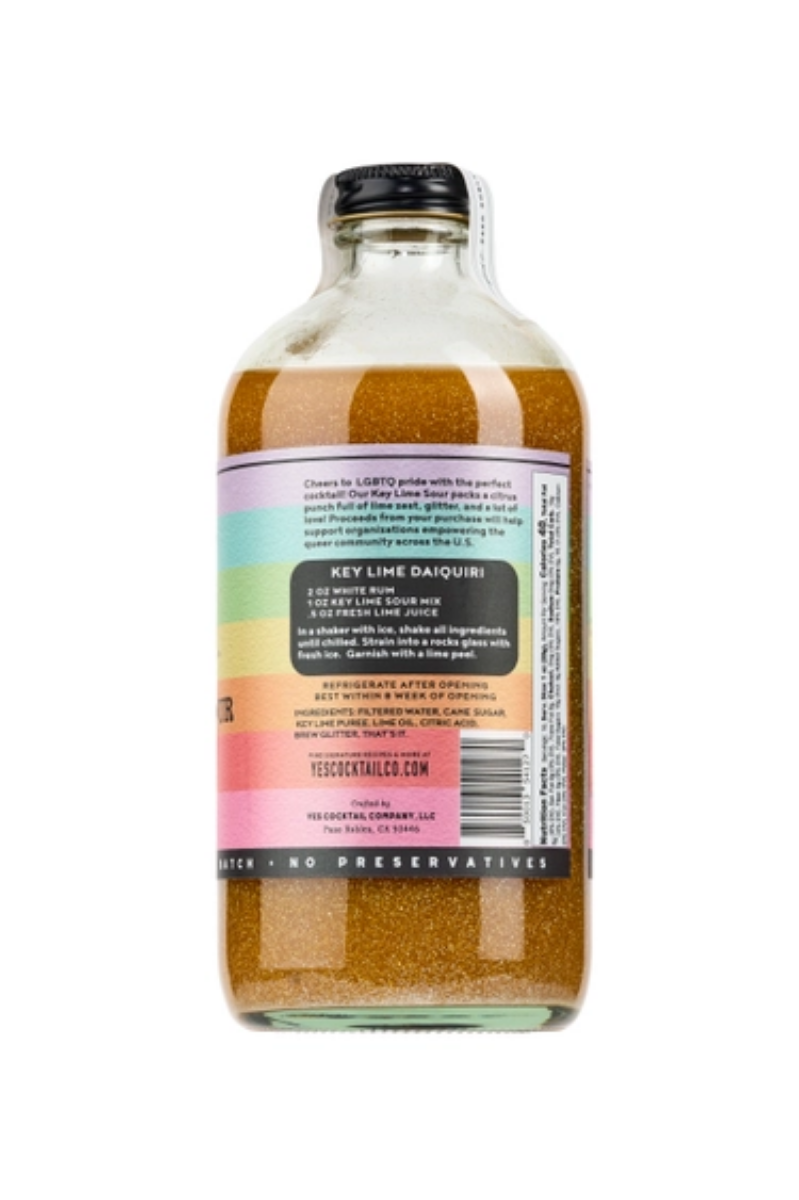 Key Lime Sour Cocktail Mixer with Glitter!