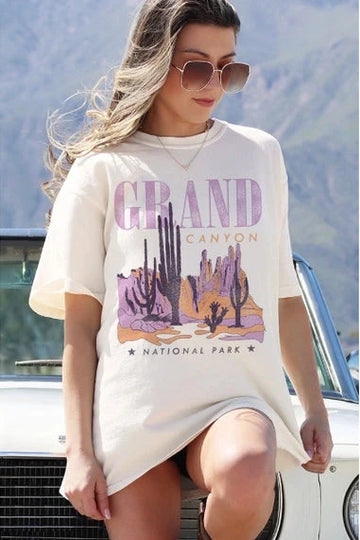 Grand Canyon Cactus Graphic Tee