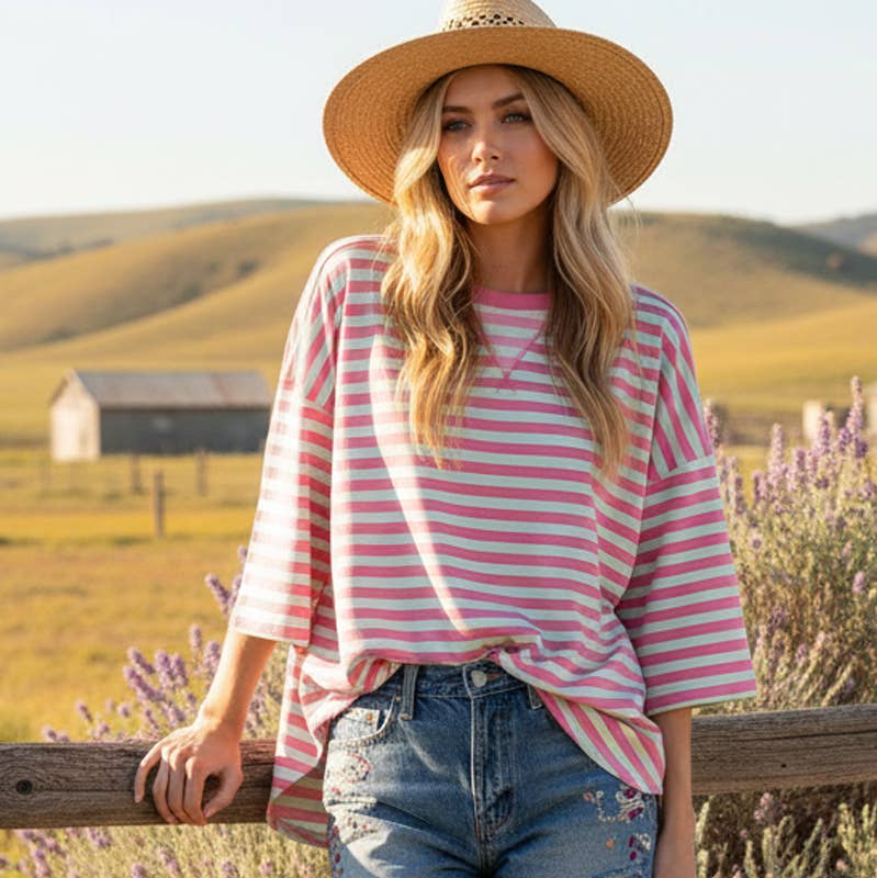 Striped Relaxed Everyday Tee