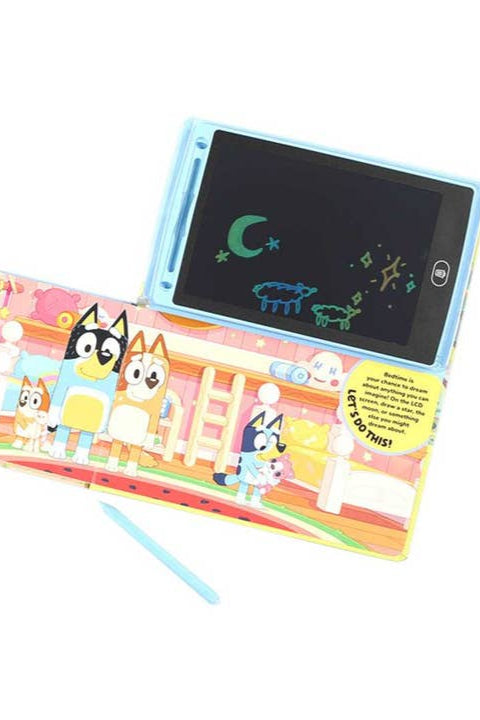 Bluey Write-On LCD Screen + Book Family Fun!