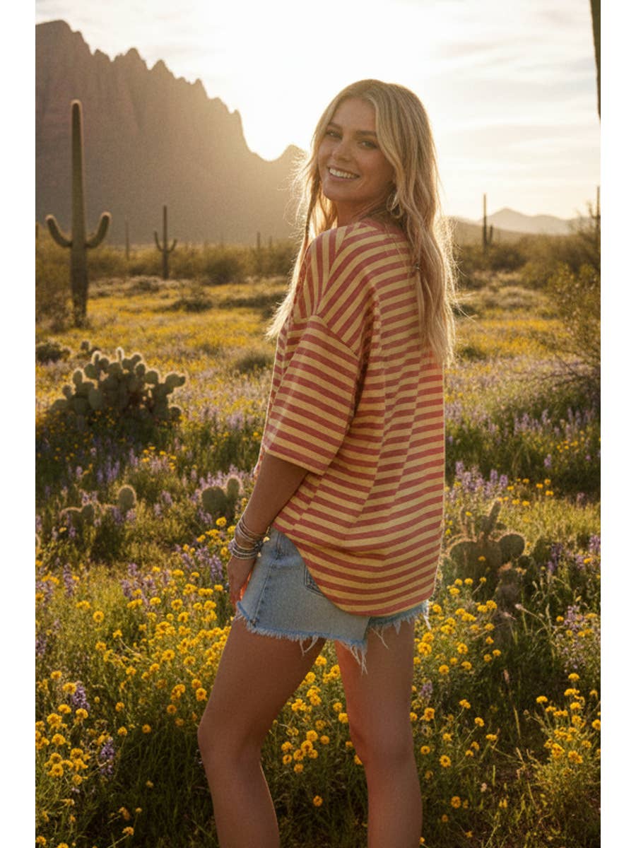 Striped Relaxed Everyday Tee