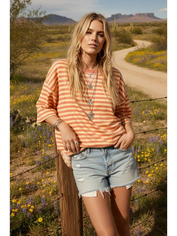 Striped Relaxed Everyday Tee