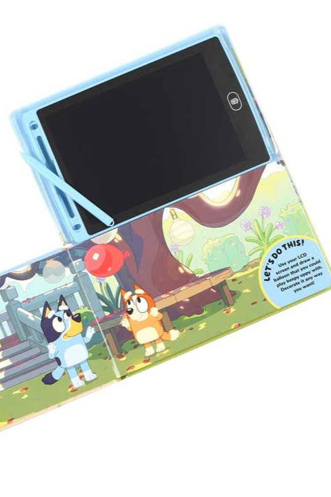 Bluey Write-On LCD Screen + Book Family Fun!