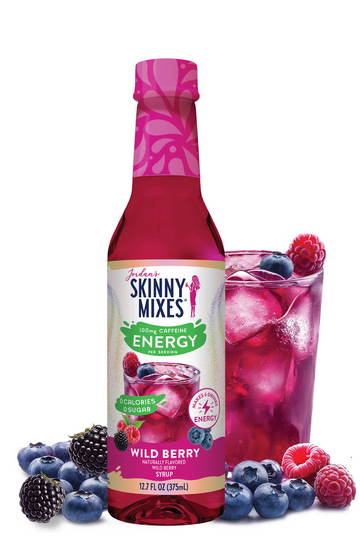 Sugar Free Wild Berry Energy Syrup | Jordan's Skinny Mixes