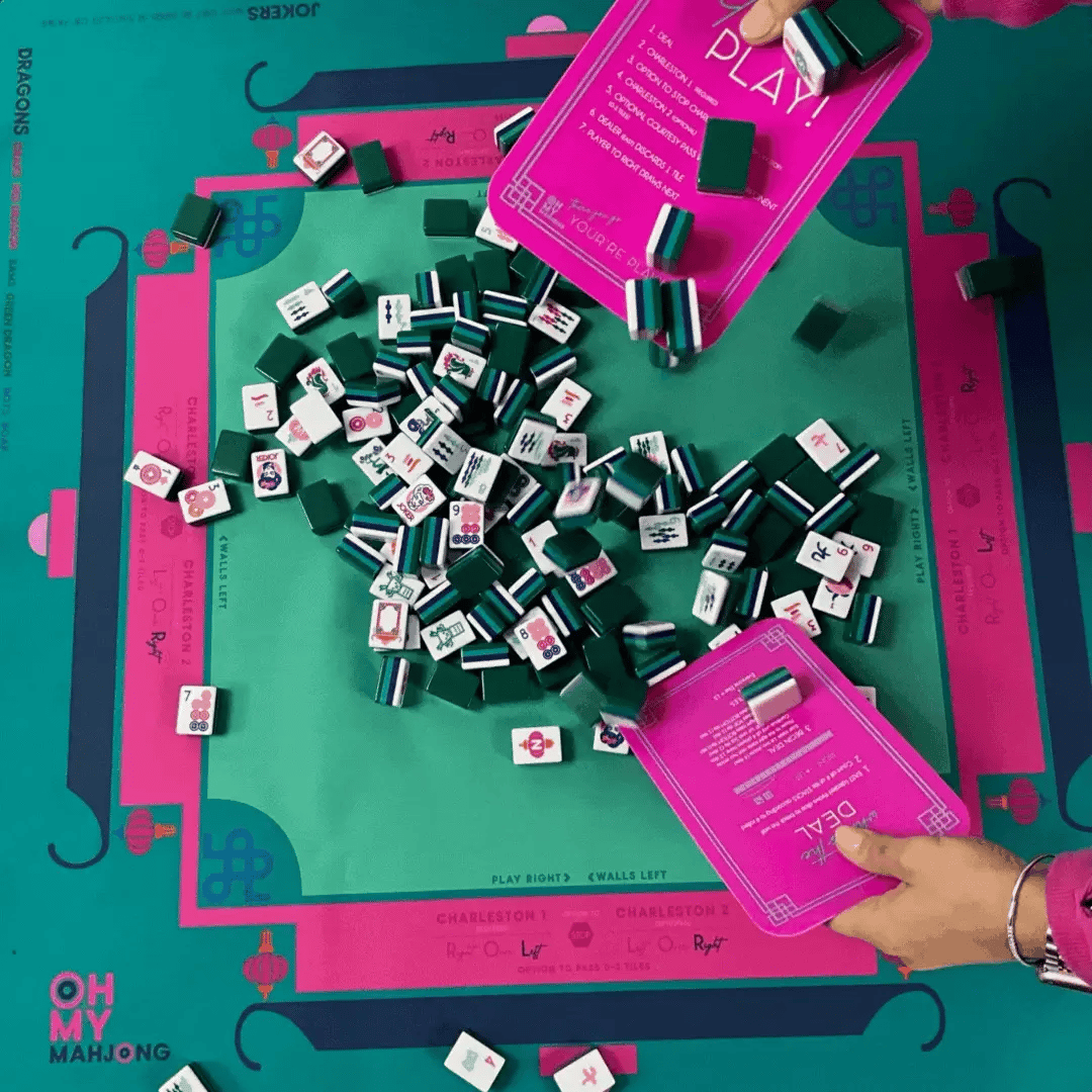 Pink Shufflers | Oh My Mahjong